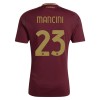 Original Fußballtrikot AS Rom Mancini 23 Heimtrikot 2024-25 Für Herren